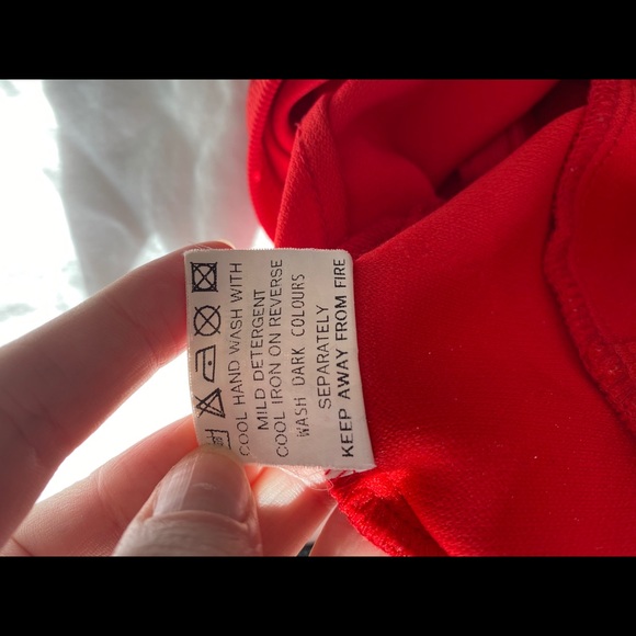 Tobi Red Bandage Dress - Picture 8 of 12